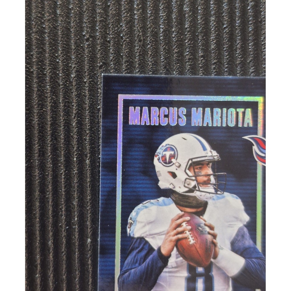 2017 Contenders Team Quads #TQ-2 Silver /199 Mariota,Davis,Murray,Decker Titans - Picture 4 of 7